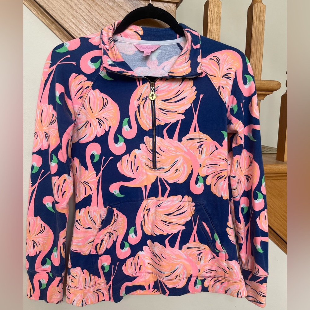 Lilly Pulitzer Flamingo Pullover - image 1